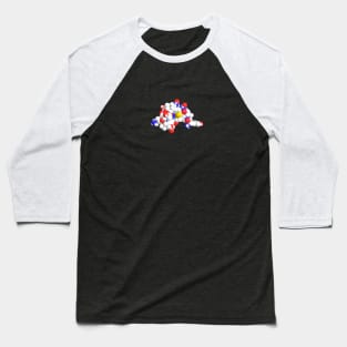 Gamma Endorphin Molecule Chemistry Baseball T-Shirt